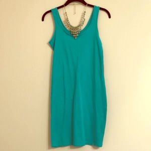 Plain blue dress perfect for summer